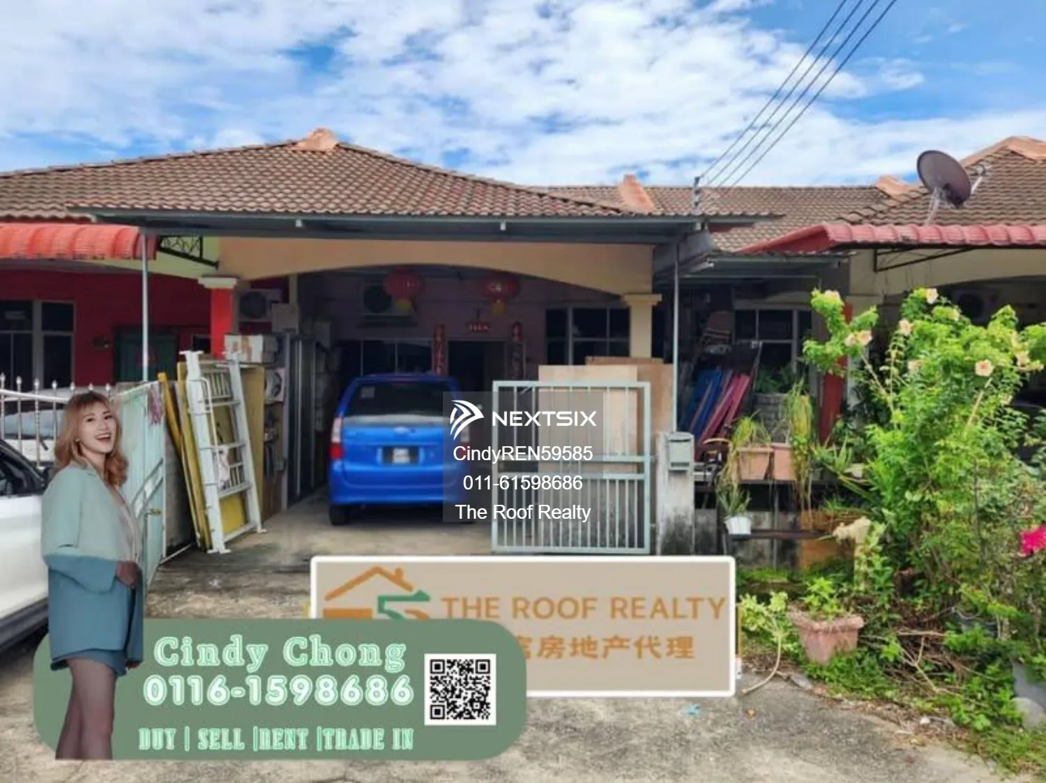 Single Storey Terrace Intermediate House - Desa Indah, Permyjaya,