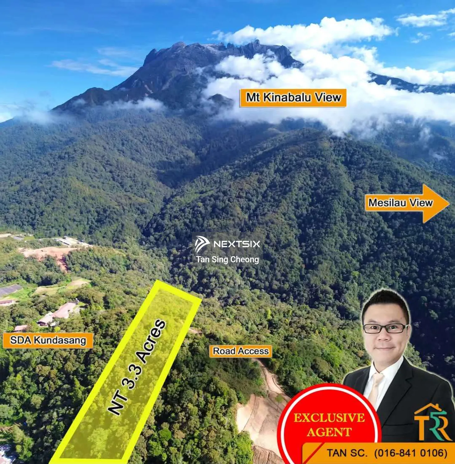 Kundasang Land | Mt Kinabalu View | NT 3.3 Acres