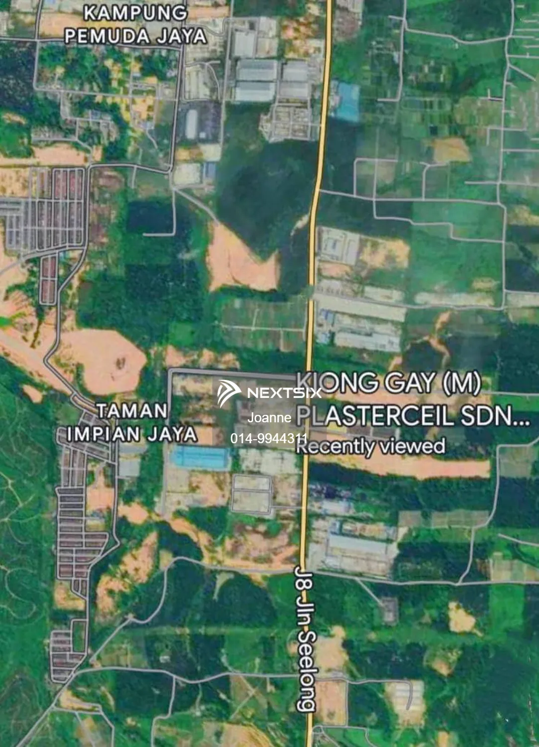 6 Acres Industrial Land @ Jalan Seelong Jaya, Senai, Johor, Kampung Permuda Jaya, Taman Impian Jaya, Desa Idaman