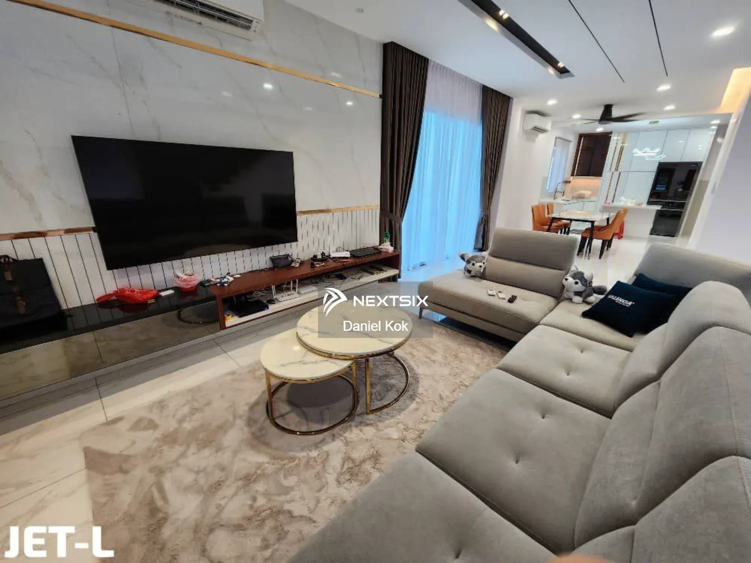 RM1.45m! 32x75ft! Fully ID Renovated Facing Open Setia Utama 4 Bywater 2 Sty Semi D House for Sales