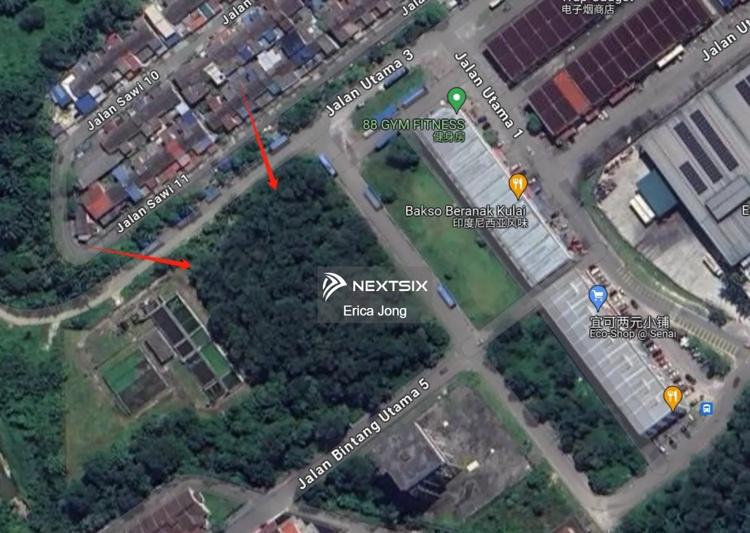 Commercial Land For Sale- Senai @ Jalan Bintang Utama 5
