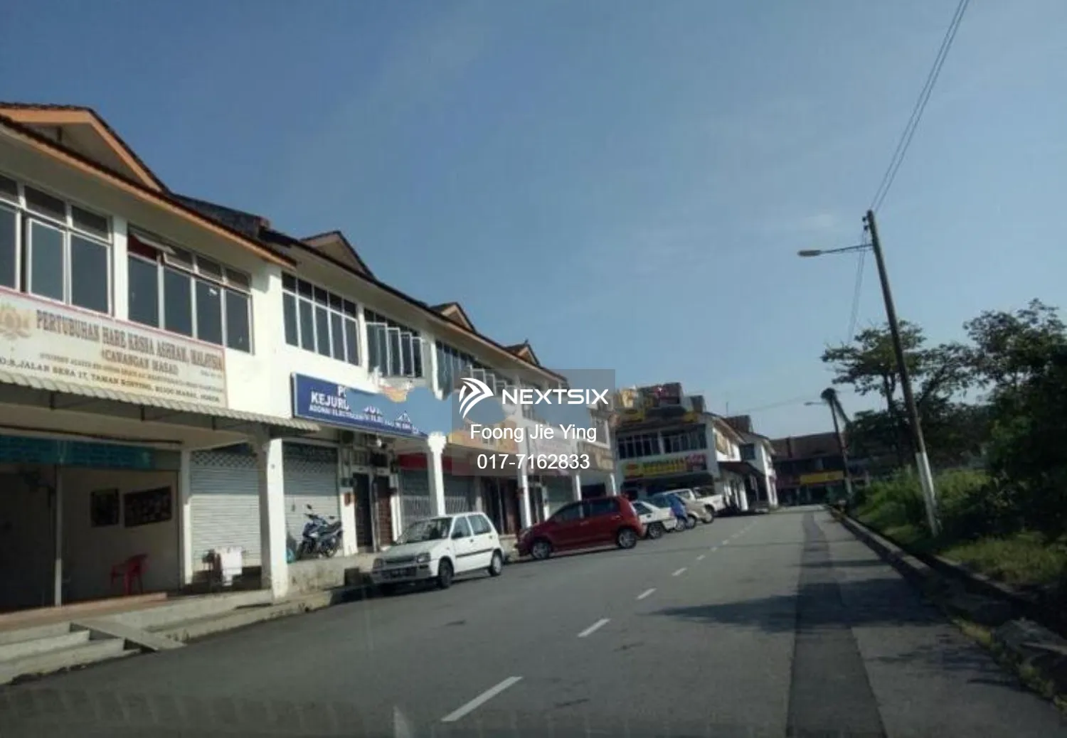 Taman Rinting, 2 Storey Shop Lot Corner With Extra Land