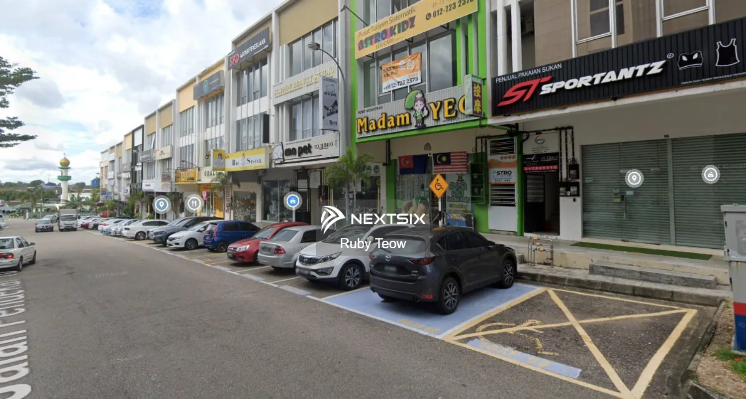 Taman Ungku Tun Aminah - 3 Storey Shop Lot (Tenanted) for Sale