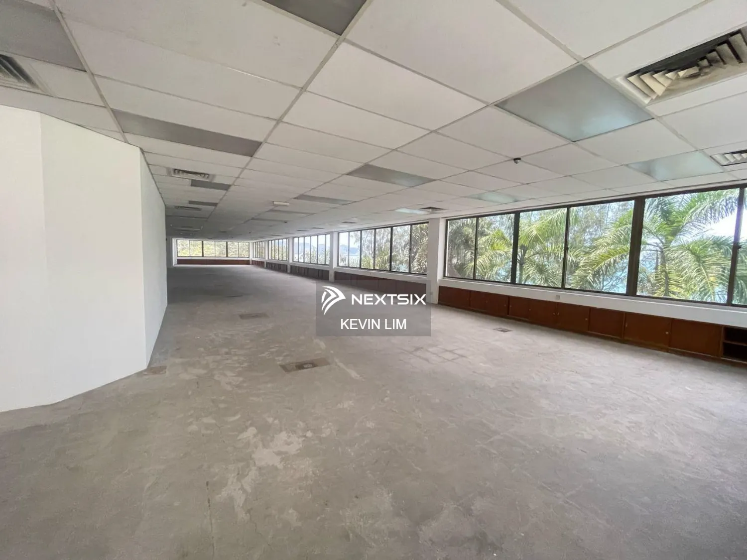 Seaview Office space rent 8743sf Georgetown wt Airconds & Lift