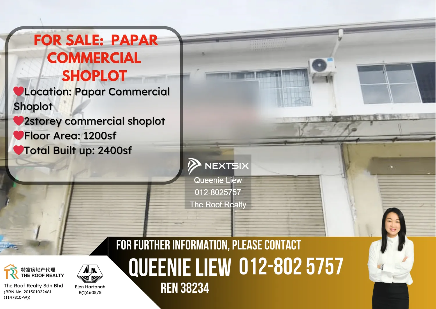 Shop Office For Sale in Papar Sabah