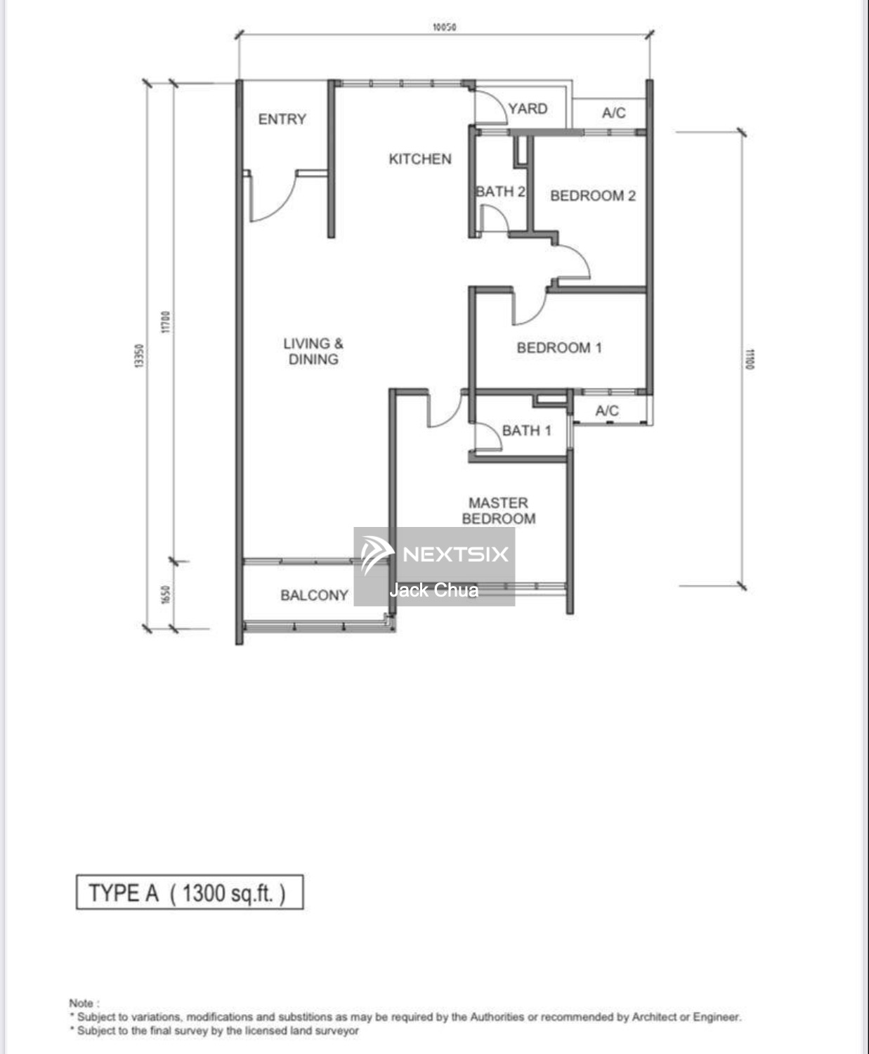 Condominium floor plan - Image 1