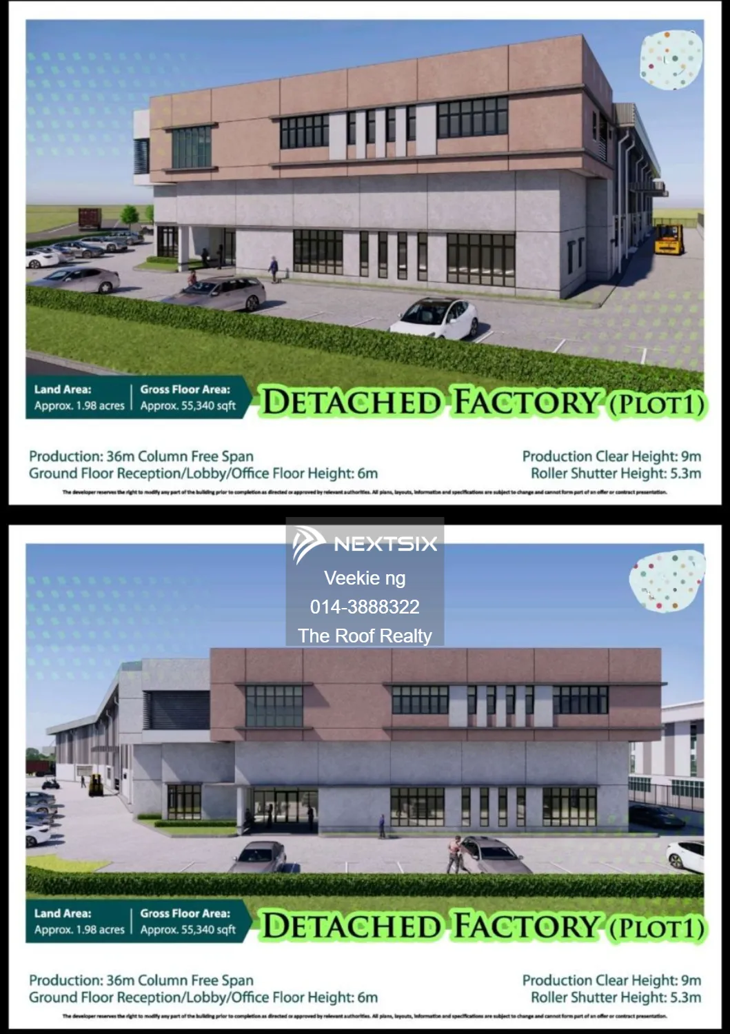 Detached Factory For Sale in Ulu Tiram Johor