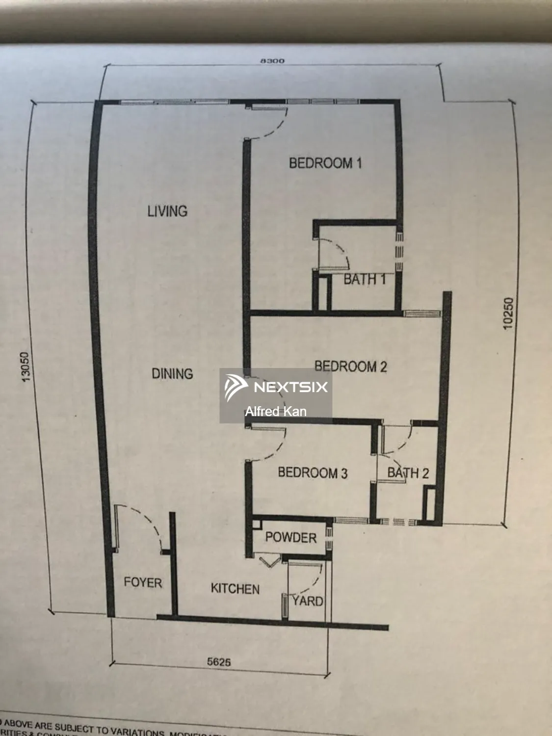 Condominium floor plan - Image 1