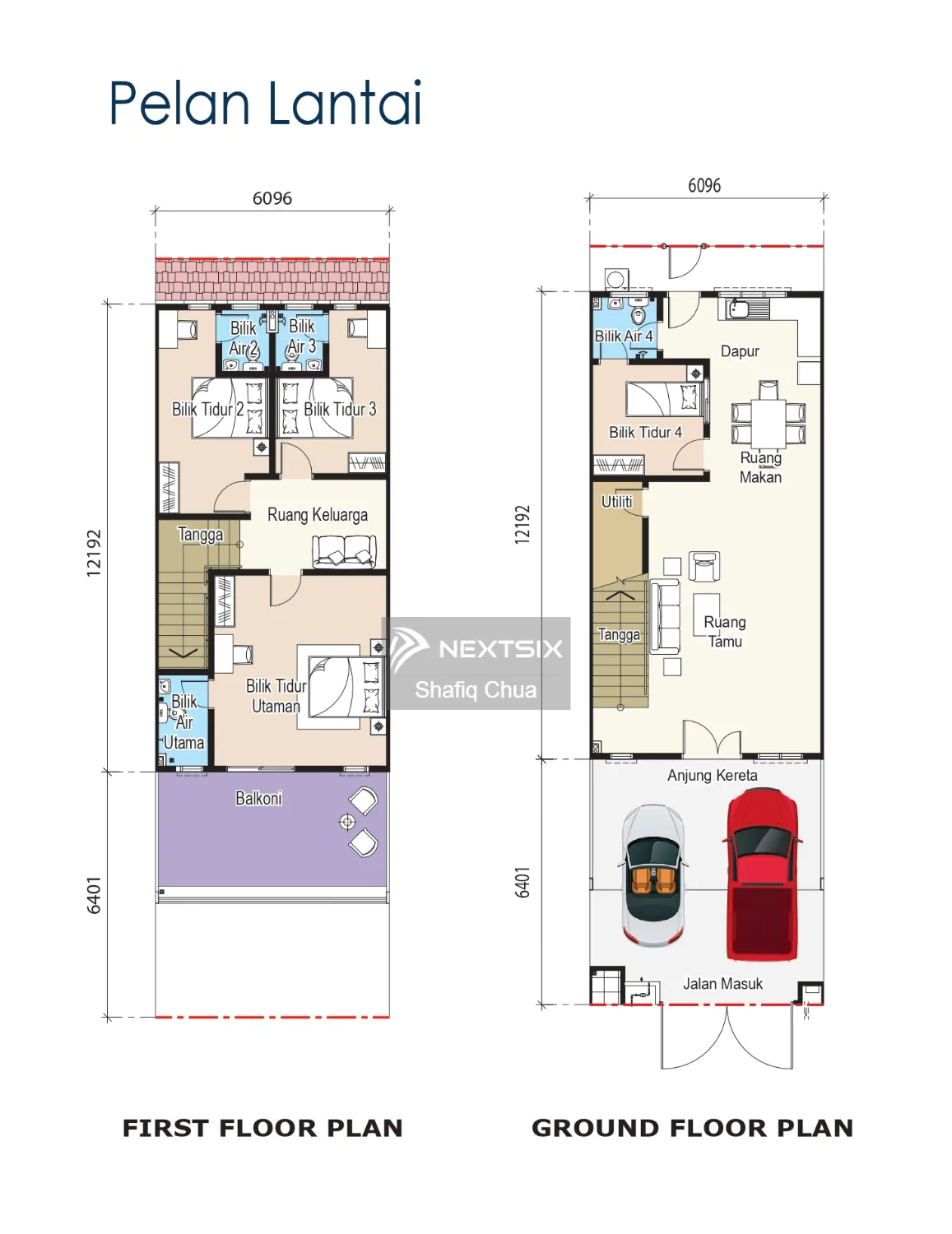 2-sty Terrace/Link House floor plan - Image 1
