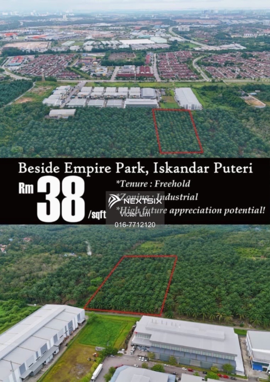 Industrial Land For Sale in Iskandar Puteri (Nusajaya) Johor