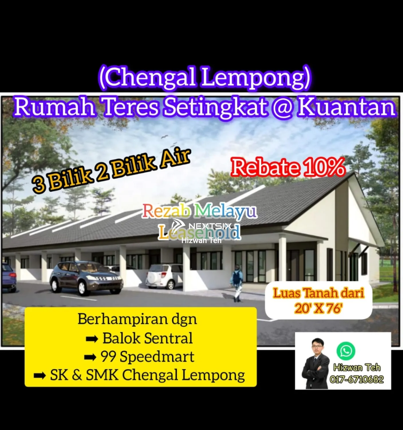 1-sty Terrace/Link House For Sale in Balok Pahang