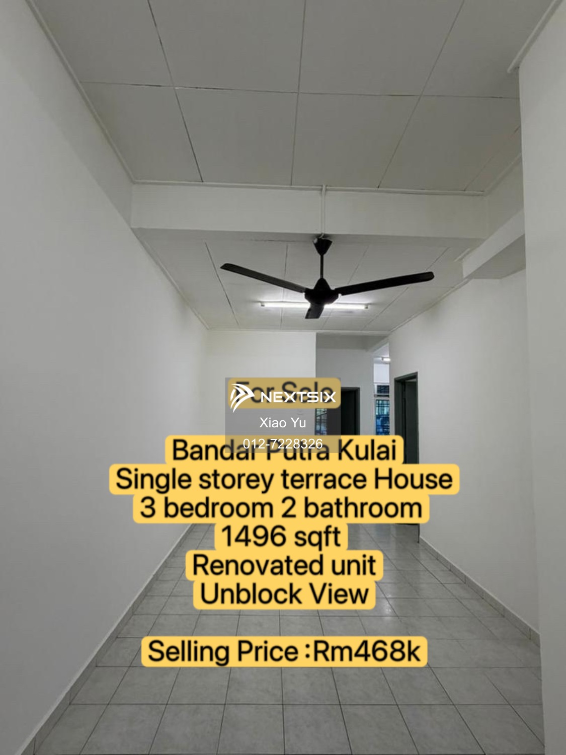 1-sty Terrace/Link House For Sale in Kulai Johor