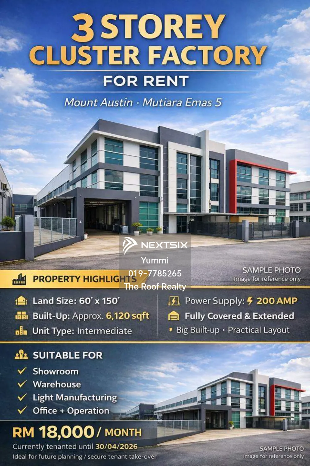 Factory For Rent in Johor Bahru Johor