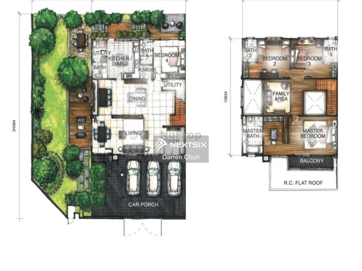 Semi-detached House floor plan - Image 1