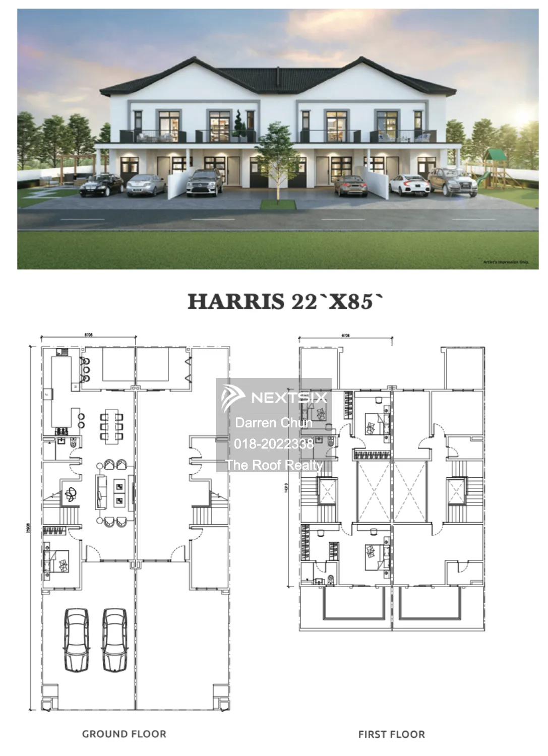 Cluster House floor plan - Image 1