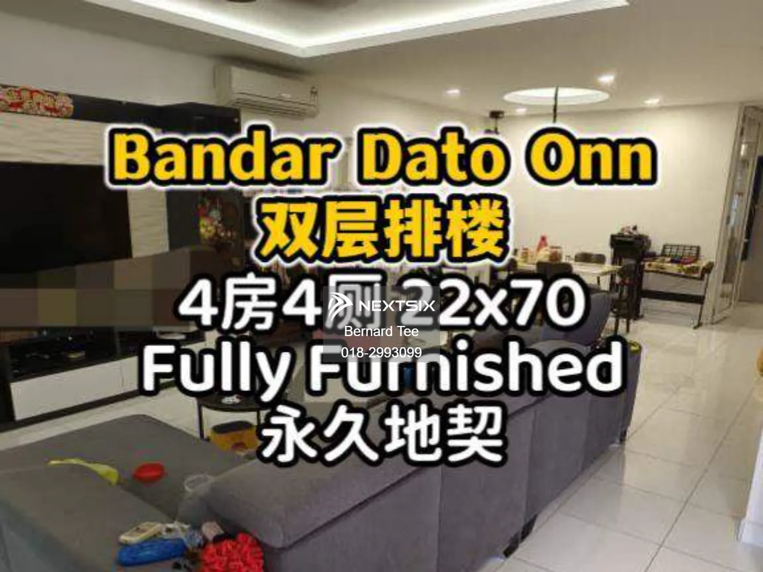 2-sty Terrace/Link House For Sale in Tebrau Johor