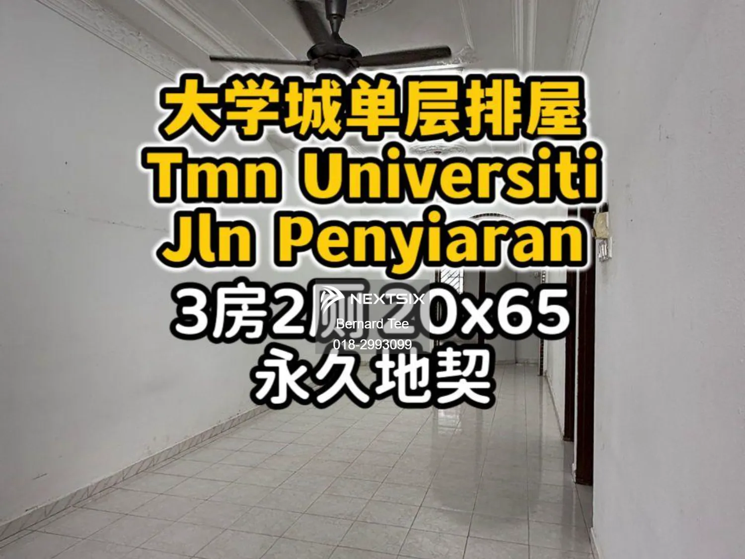 1-sty Terrace/Link House For Sale in Johor Bahru Johor