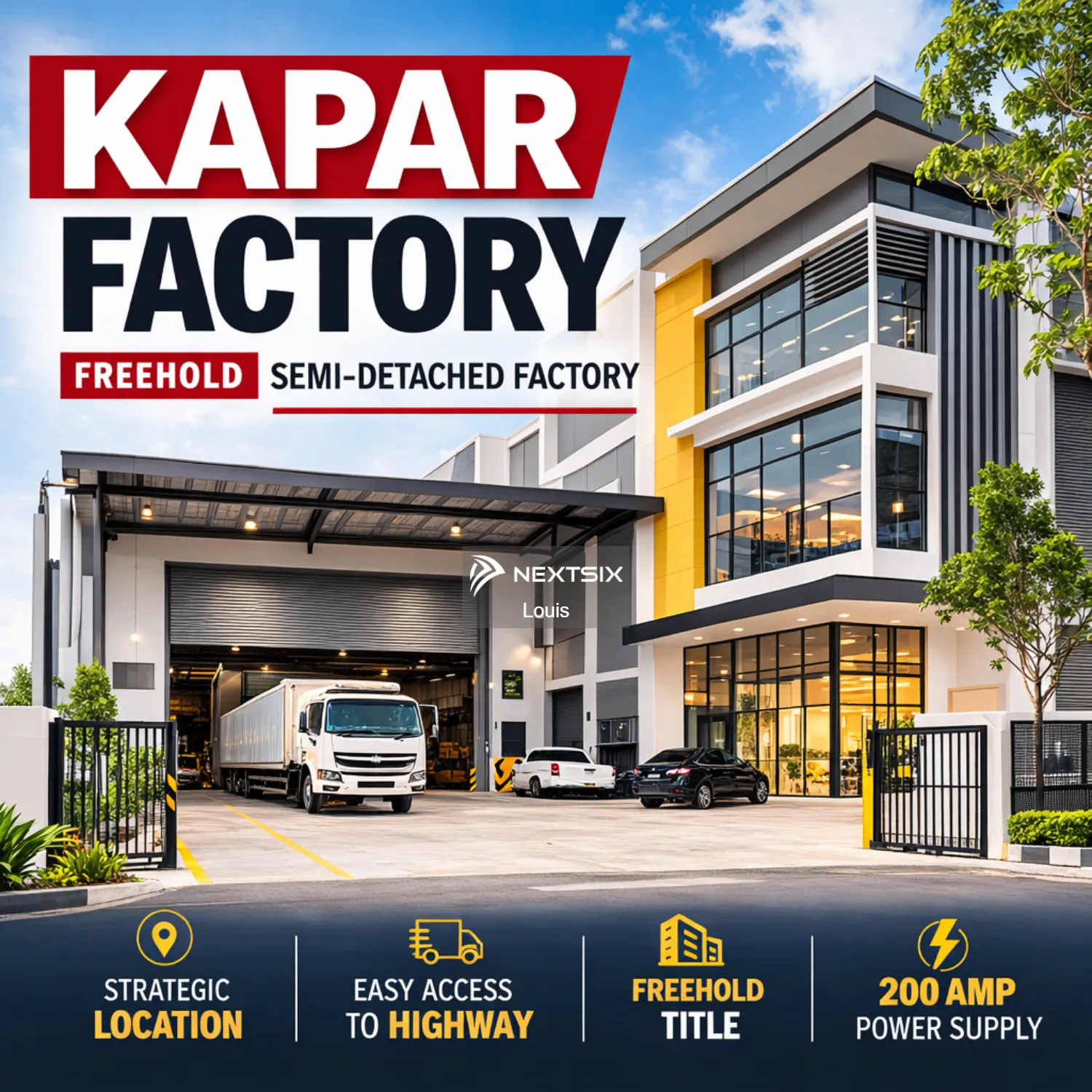 Semi-D Factory For Sale in Kapar Selangor