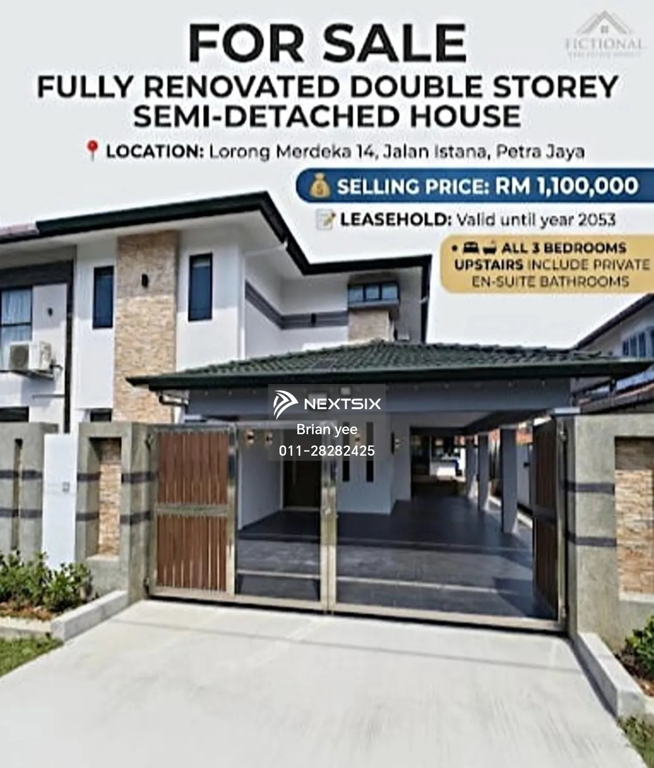 Semi-detached House For Sale in Kuching Sarawak