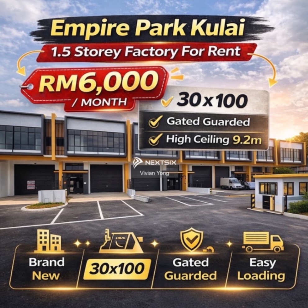 Factory For Rent in Kulai Johor