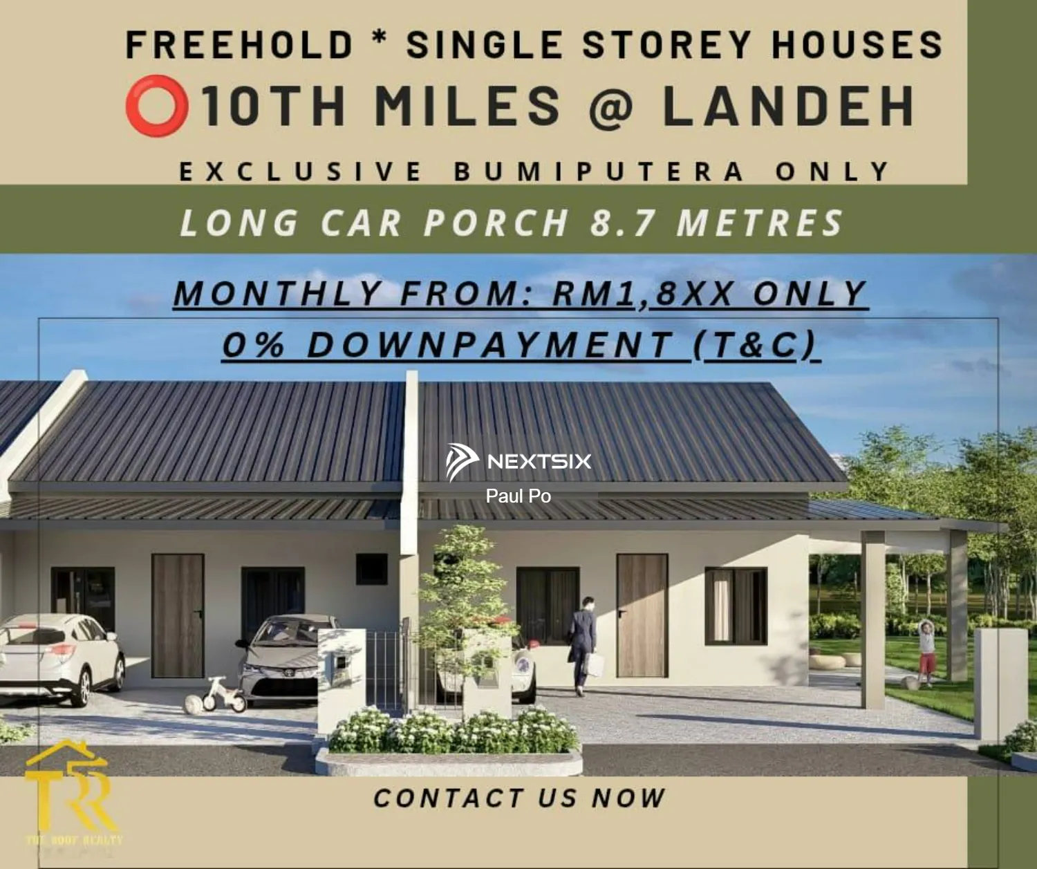 1-sty Terrace/Link House For Sale in Kuching Sarawak