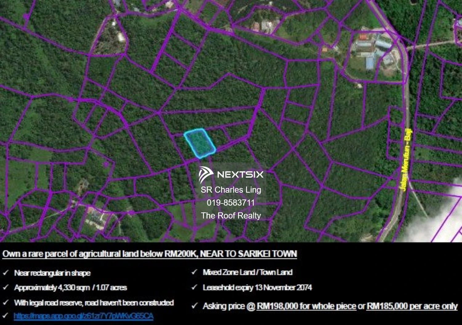 Agricultural Land For Sale in Sarikei Sarawak
