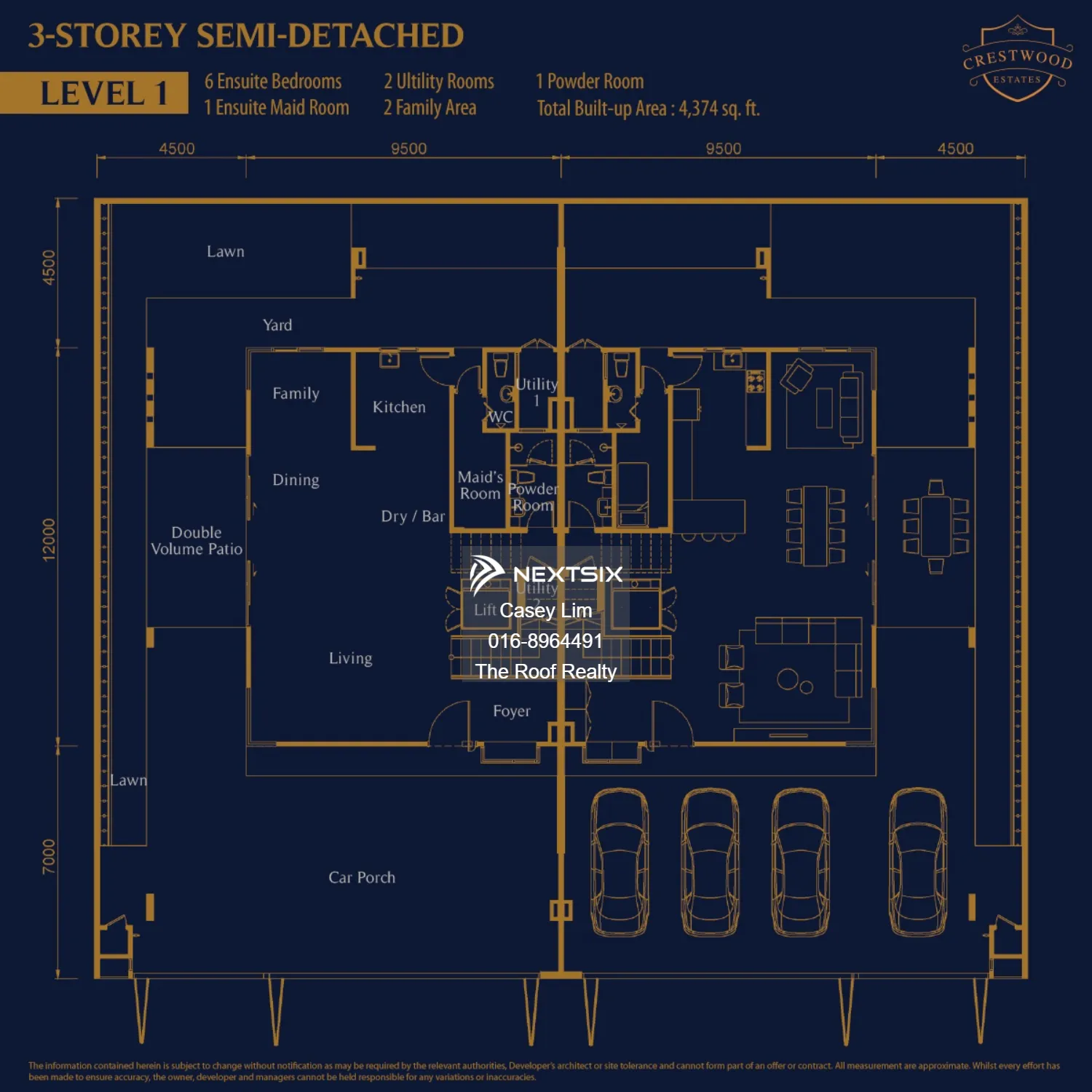 3 Storey Semi-detached Homes For Sale in Kuching Sarawak - Image 11