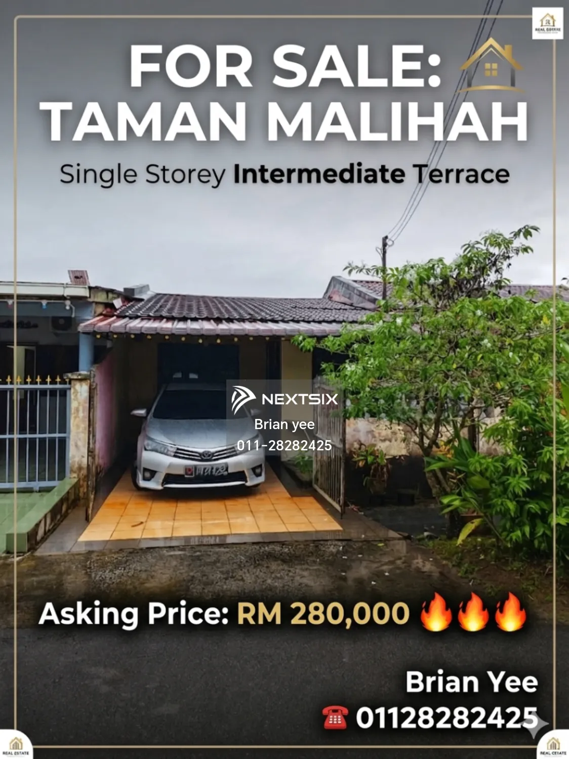 1-sty Terrace/Link House For Sale in Kuching Sarawak