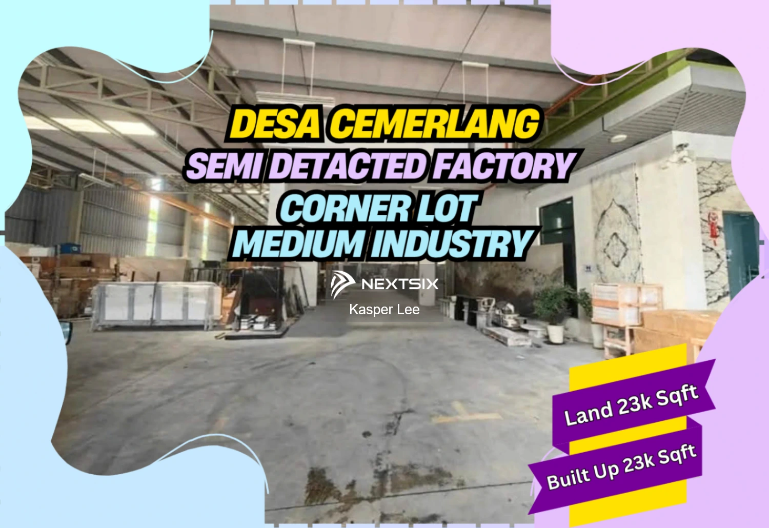 Semi-D Factory For Rent in Ulu Tiram Johor