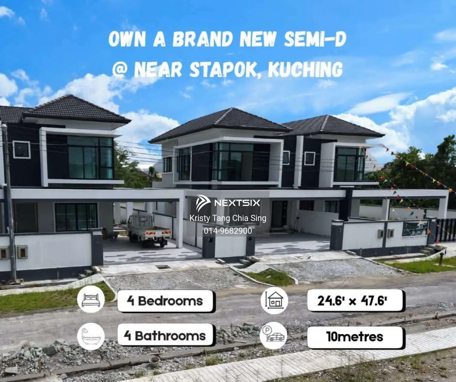 Semi-detached House For Sale in Kuching Sarawak
