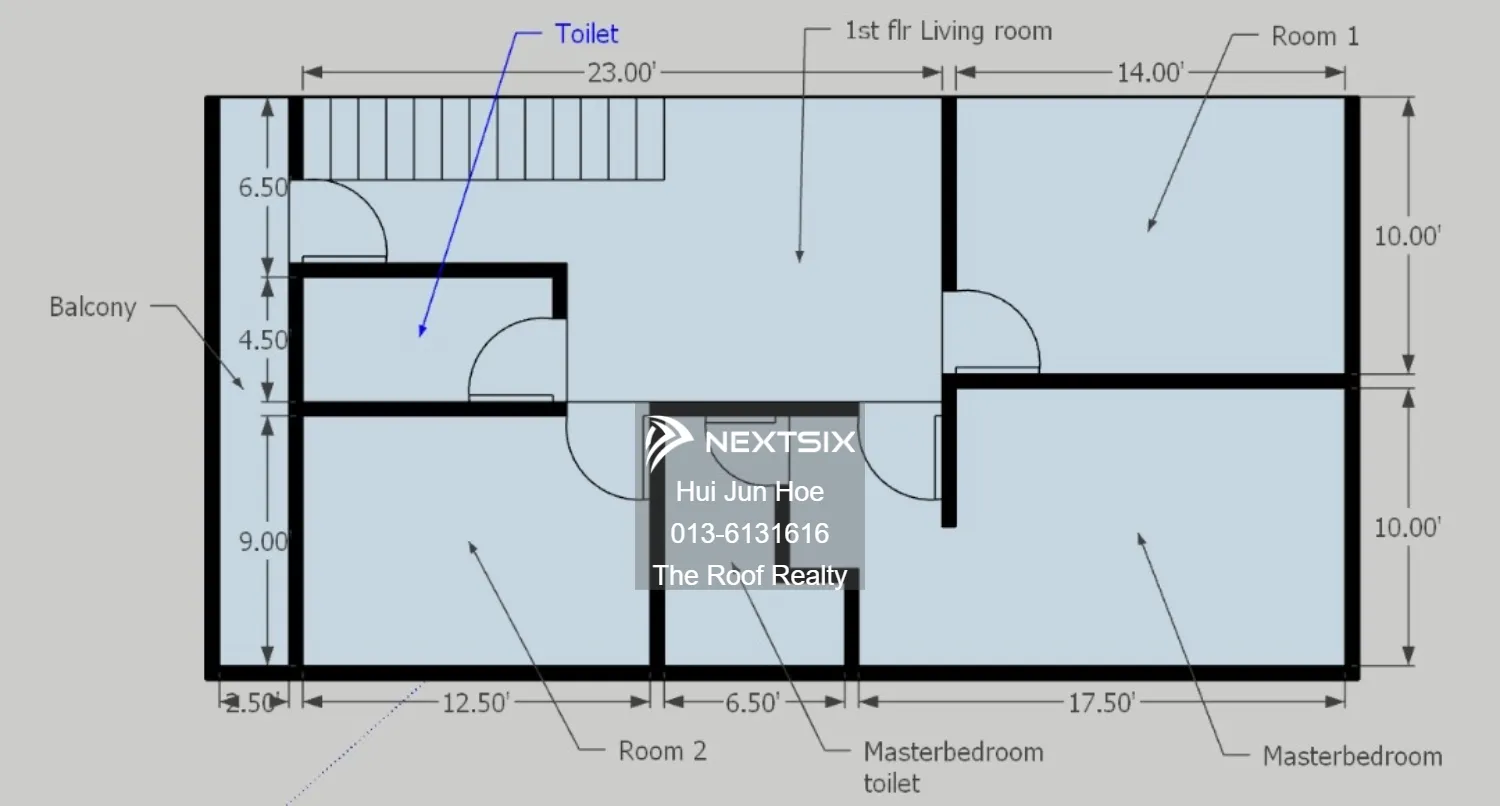Semi-detached House floor plan - Image 1