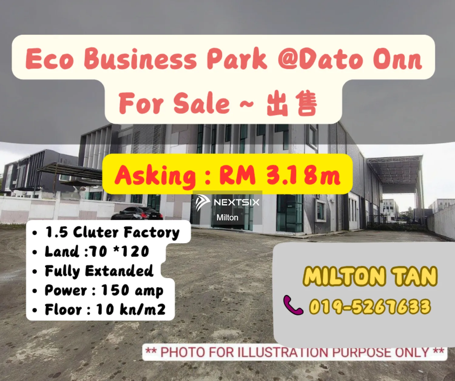 Semi-D Factory For Sale in Johor Bahru Johor