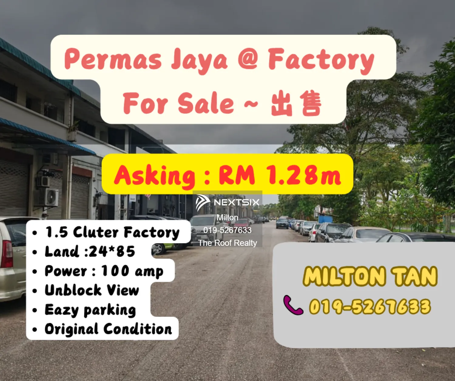 Factory For Sale in Plentong Johor