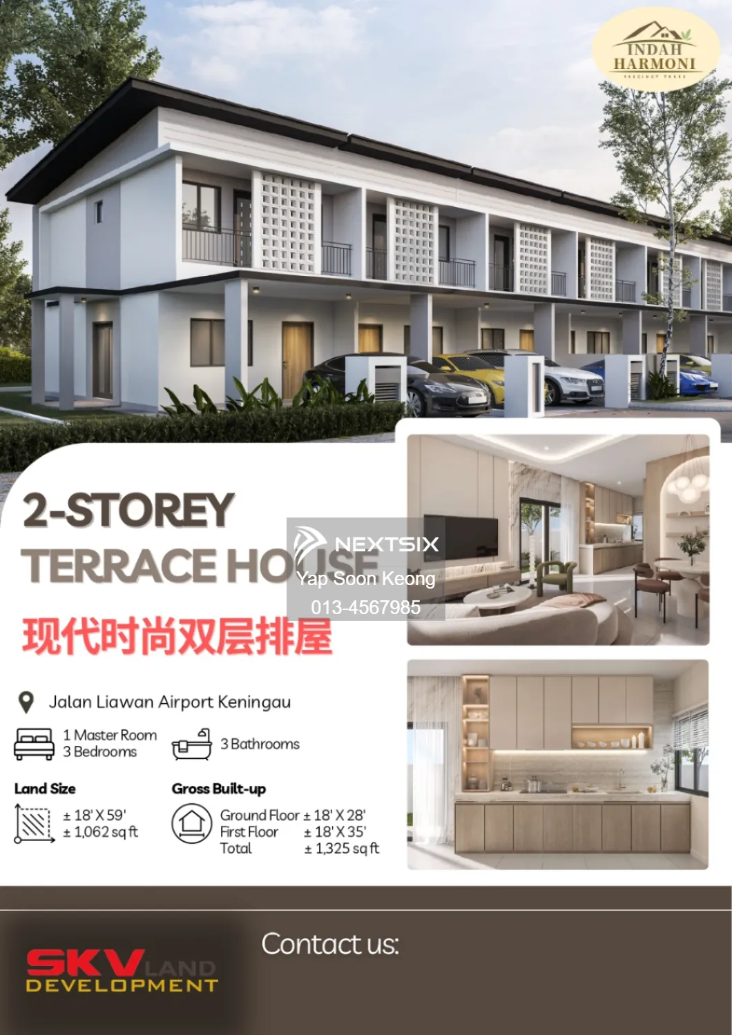 2-sty Terrace/Link House For Sale in Keningau Sabah