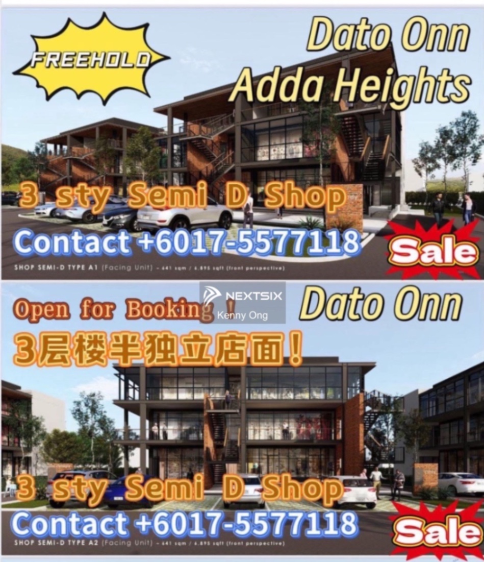 Commercial Semi-D For Sale in Johor Bahru Johor