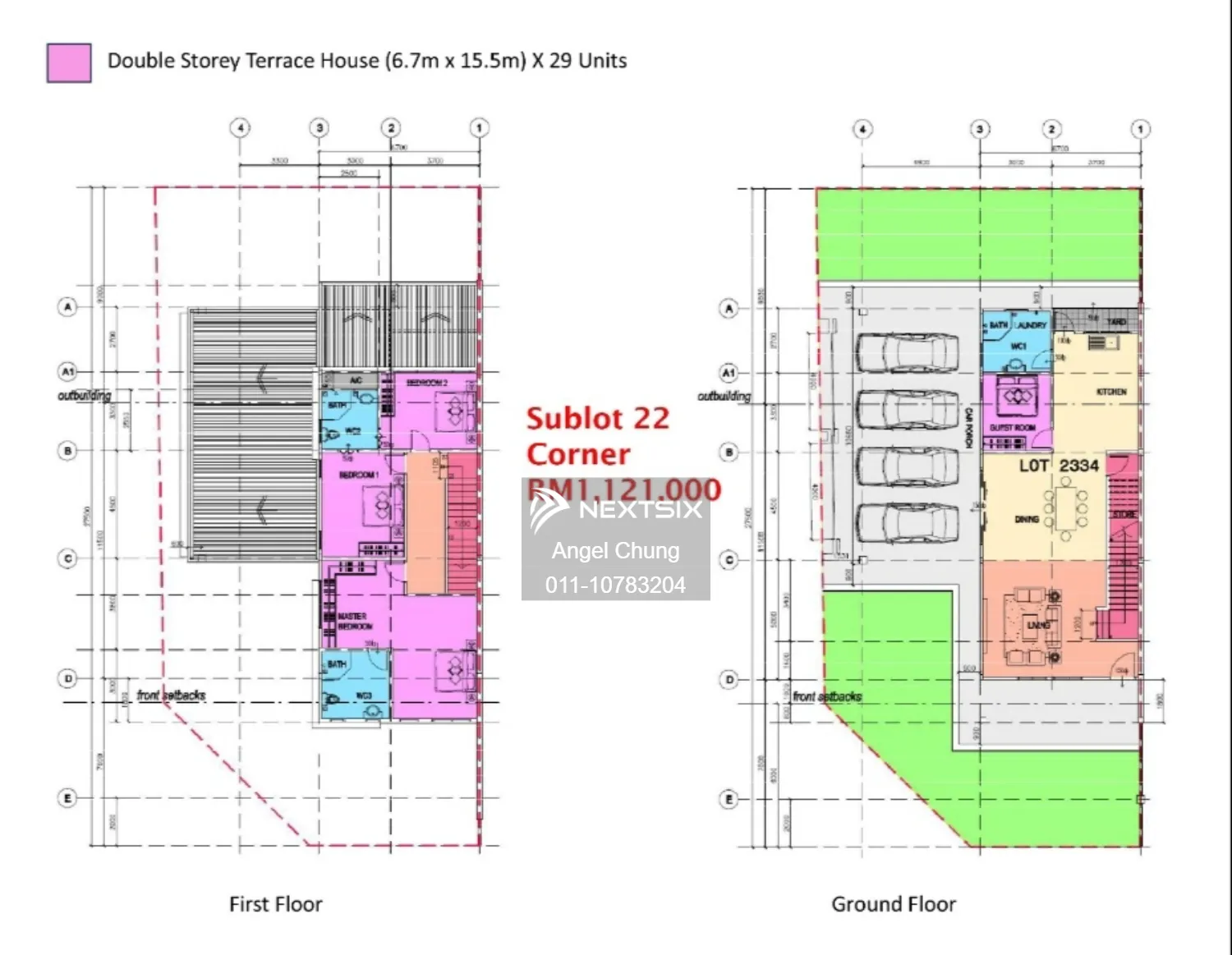 2-sty Terrace/Link House floor plan - Image 1