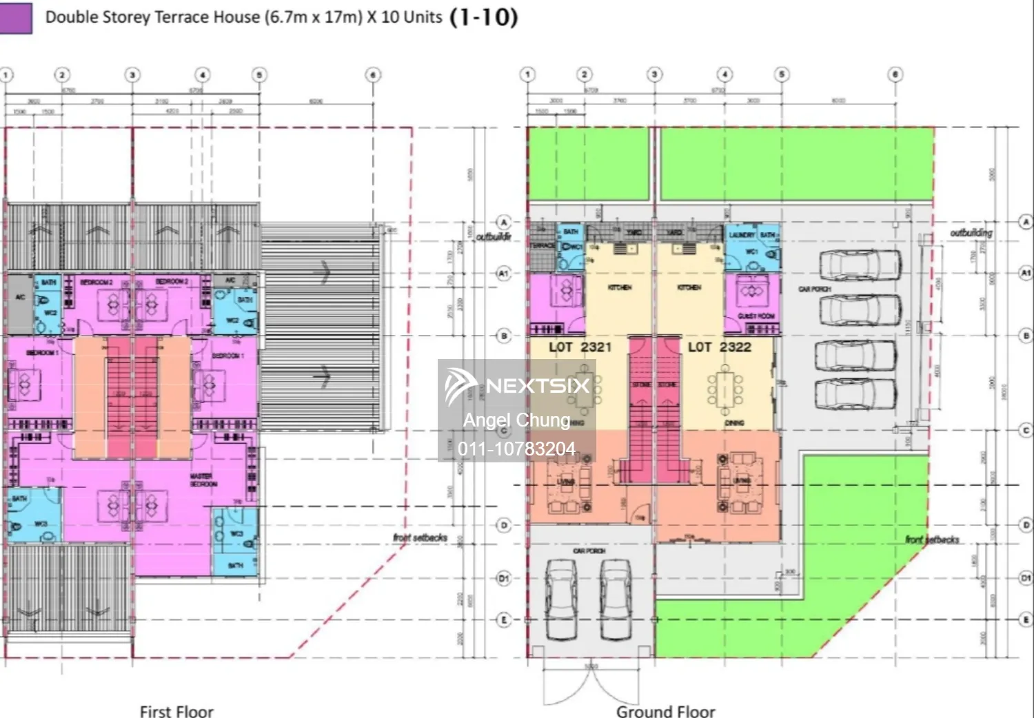 2-sty Terrace/Link House floor plan - Image 3