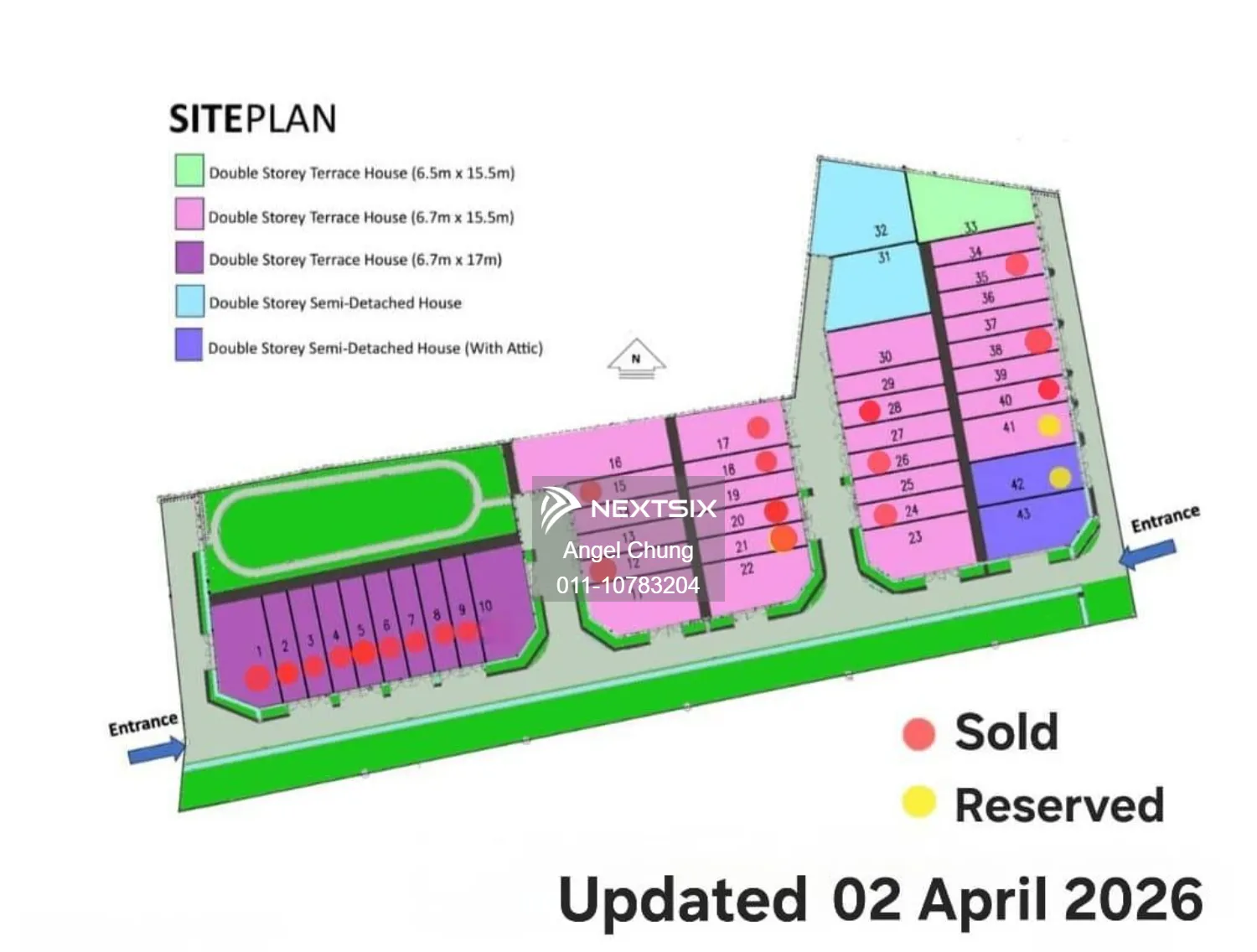 2-sty Terrace/Link House floor plan - Image 4