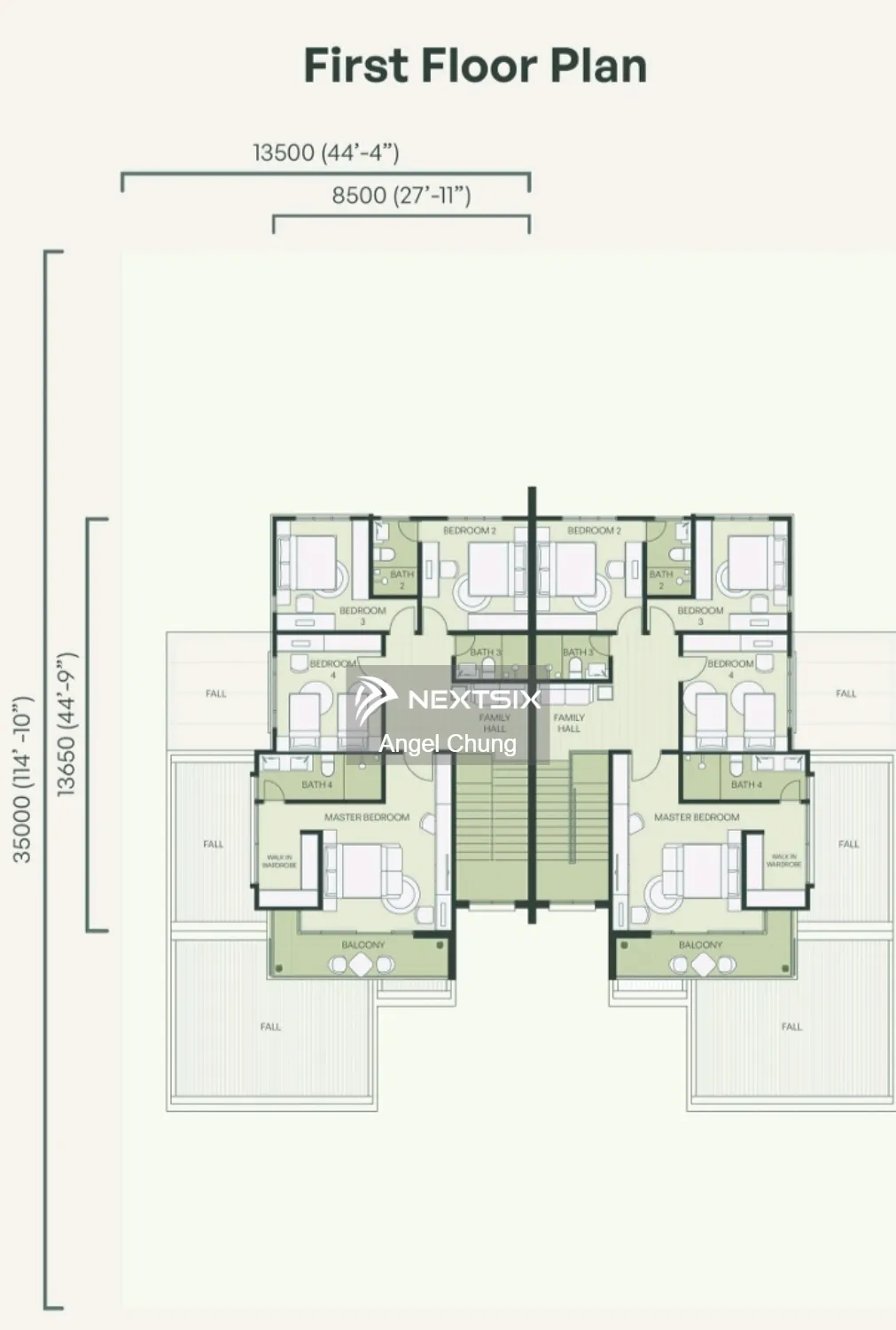 Semi-detached House floor plan - Image 2