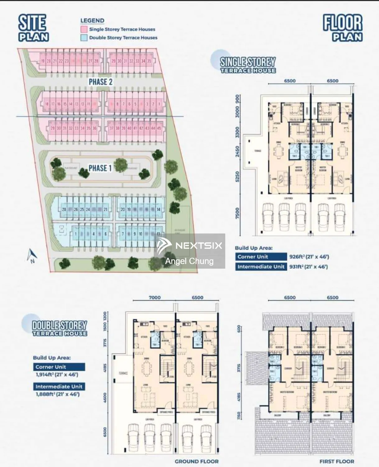 2-sty Terrace/Link House floor plan - Image 1