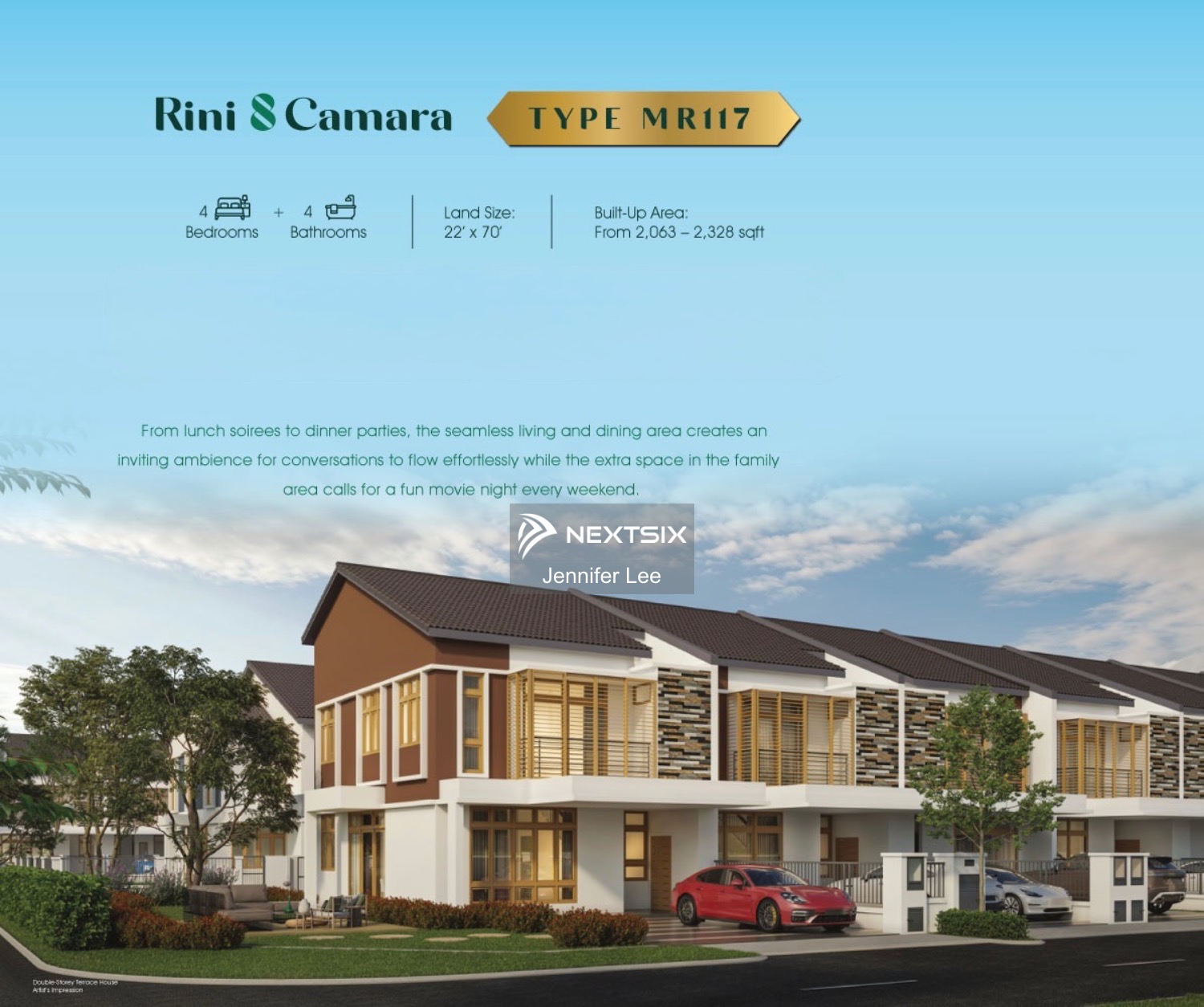 2-sty Terrace/Link House For Rent in Skudai Johor