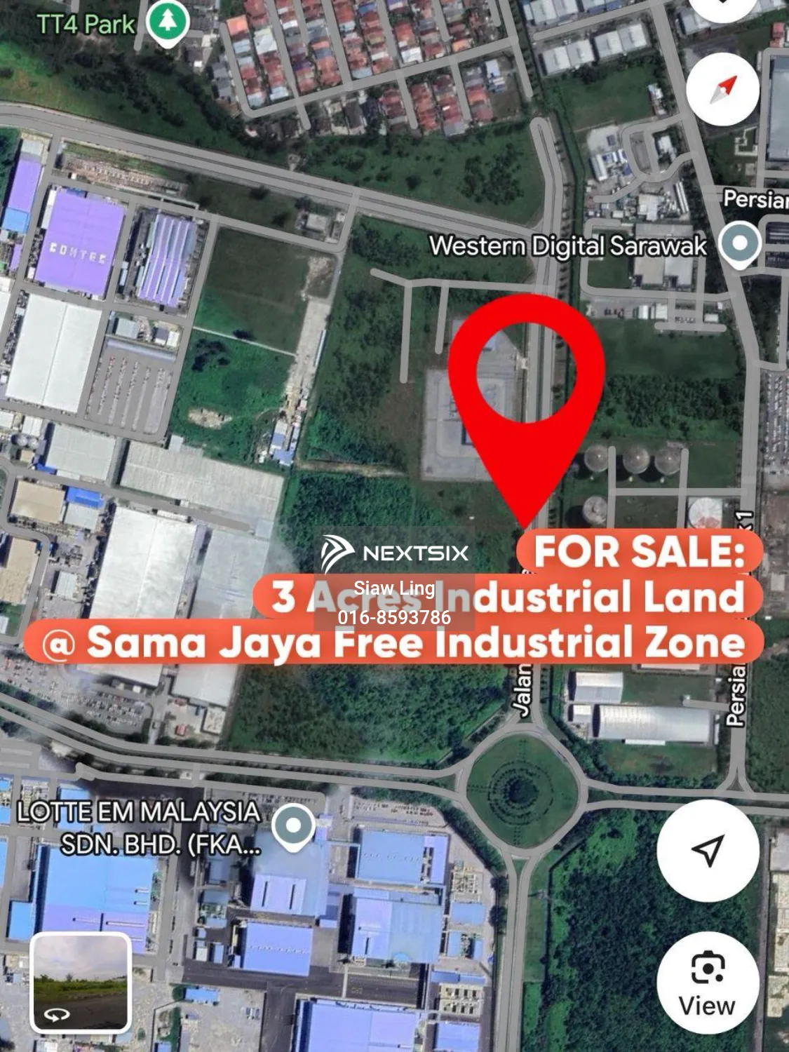 Industrial Land For Sale in Asajaya Sarawak