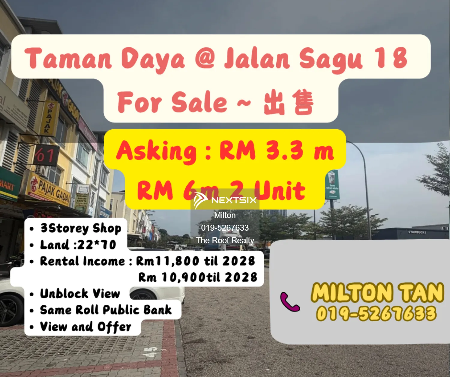 Shop For Sale in Johor Bahru Johor
