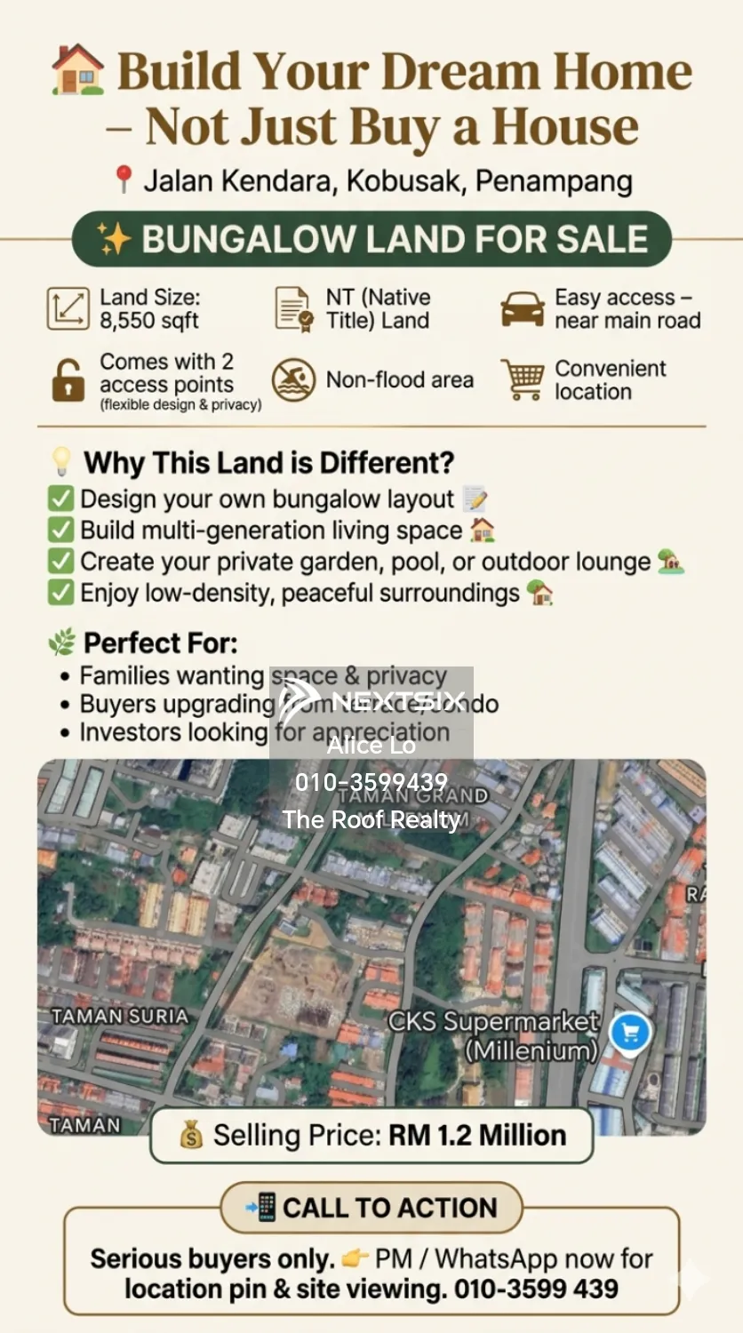 Residential Land For Sale in Kota Kinabalu Sabah