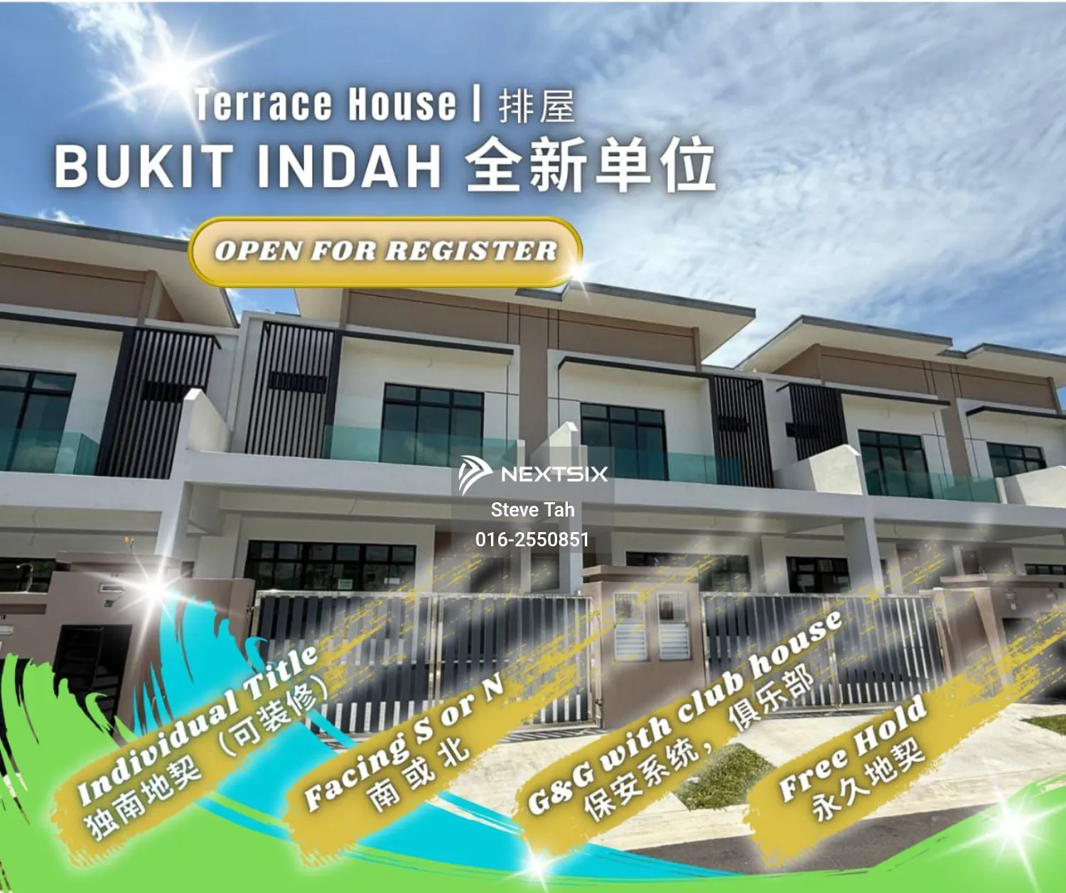 2-sty Terrace/Link House For Sale in Iskandar Puteri (Nusajaya) Johor