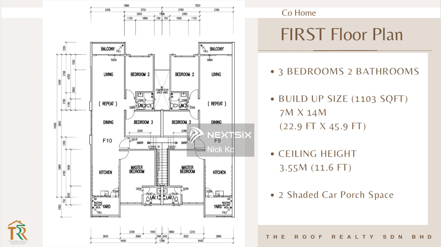 Townhouse floor plan - Image 3