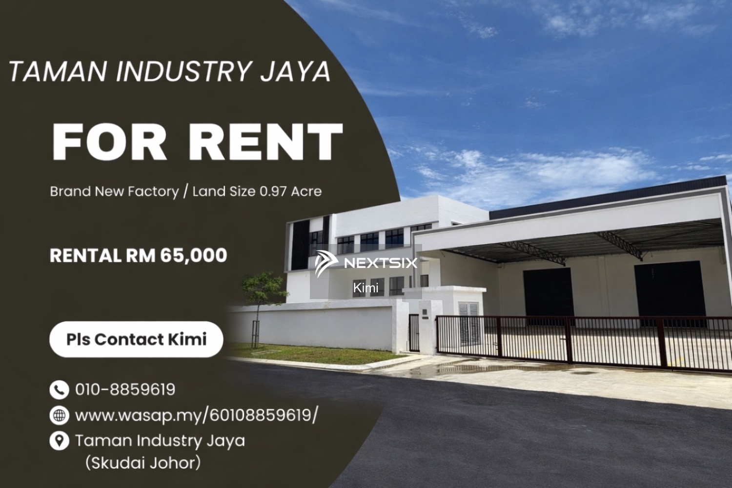 Detached Factory For Rent in Johor Bahru Johor