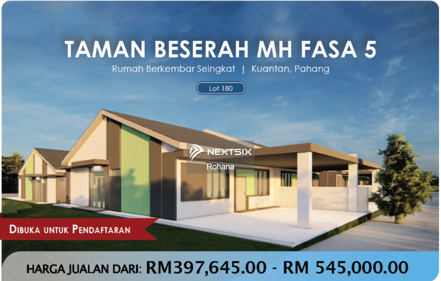 Semi-detached House For Sale in Balok Pahang