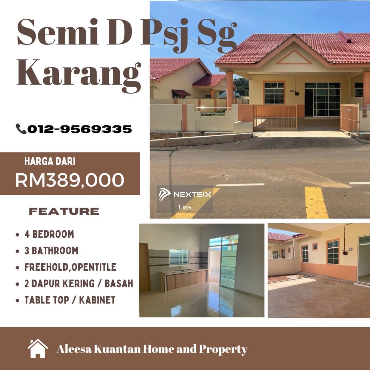 Semi-detached House For Sale in Kuantan Pahang