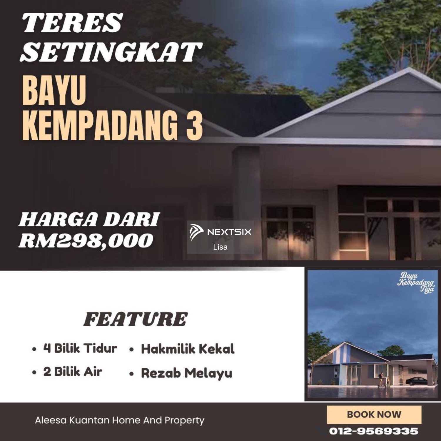 1-sty Terrace/Link House For Sale in Kuantan Pahang